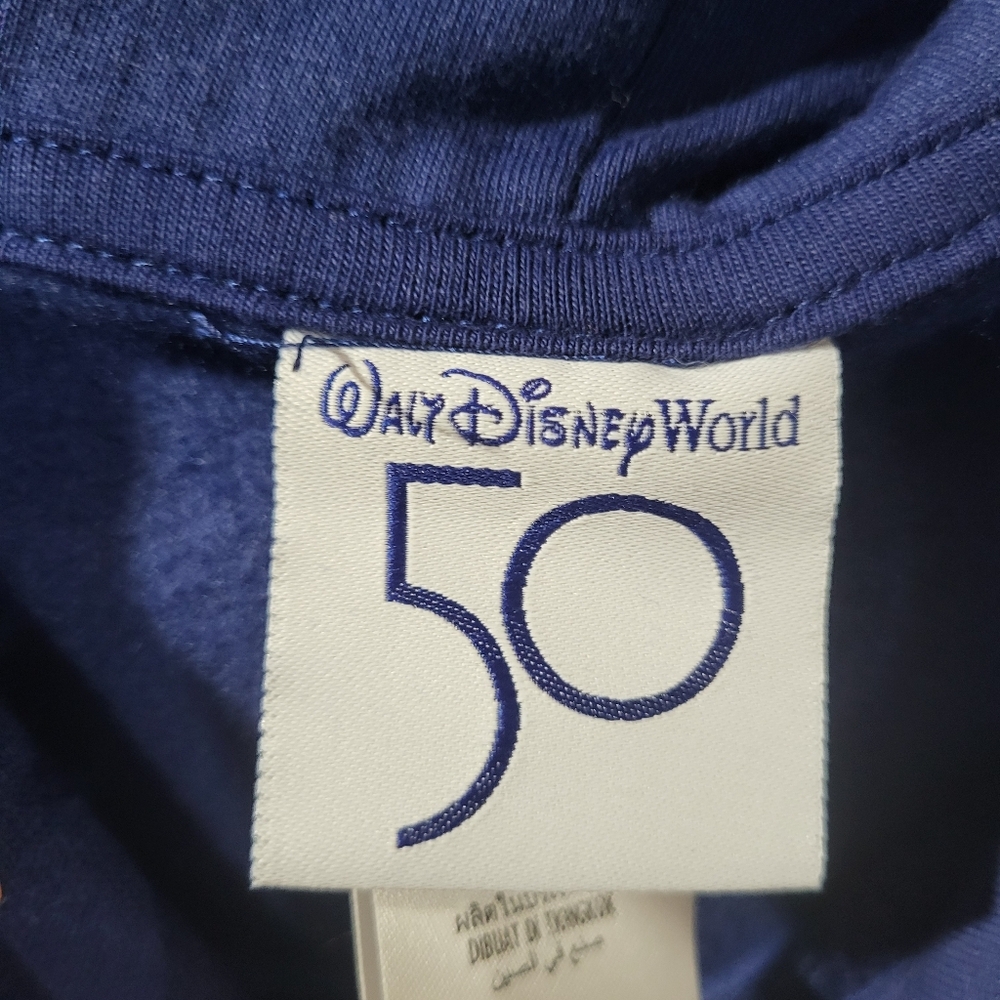 Walt Disney World 50th Anniversary Crop Hoodie Size Large new - Picture 3 of 6